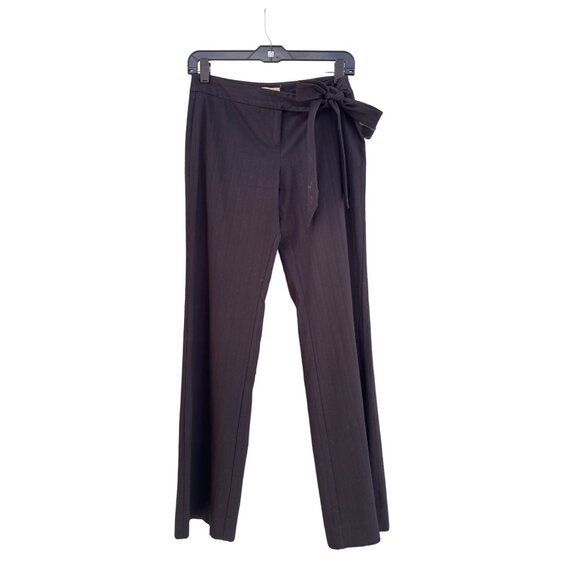Elevenses Women's 30 inches waist / Size 2 Black High-Waisted Tie-Front Pants - Picture 1 of 10